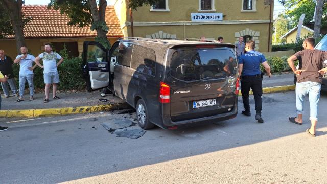 Kocaeli’de freni boşalan minibüs ağaca çarptı: 6 yaralı
