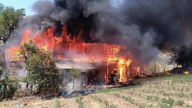 Adana’da ev yangını yakınındaki 2 eve ve ormanlık alana sıçradı