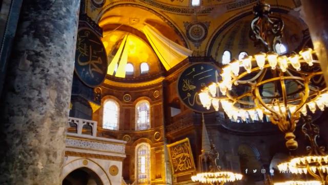 Ayasofya Camii’nde restorasyon çalışmaları başladı