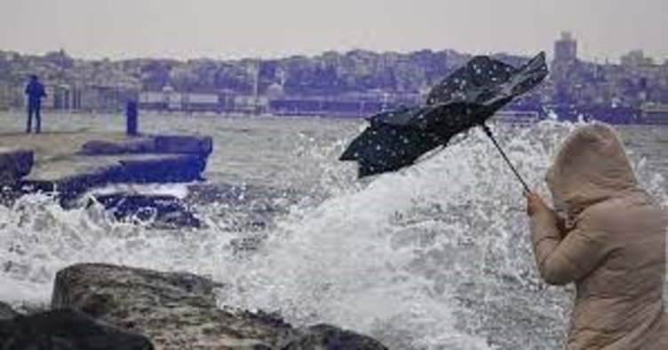 İstanbul’a sarı kodlu fırtına uyarısı verildi