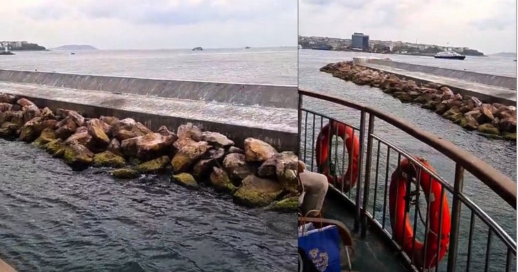 Kadıköy’de şehir hatları vapuru bozuldu: Yolcular denizin ortasında kaldı!