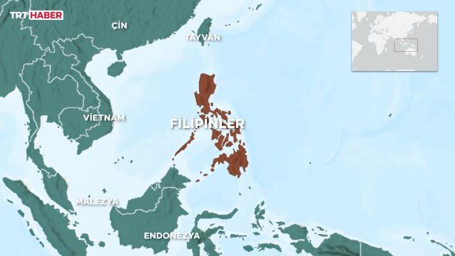 Filipinler’de 6,4 büyüklüğünde deprem