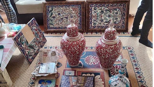 Eskişehir’de tarihi eser olduğu değerlendirilen objeler ele geçirildi