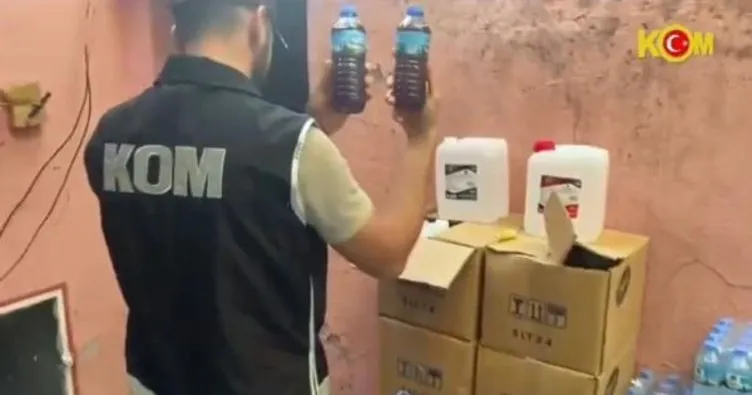 81 ilde kaçak ve sahte içki operasyonu: 216 gözaltı