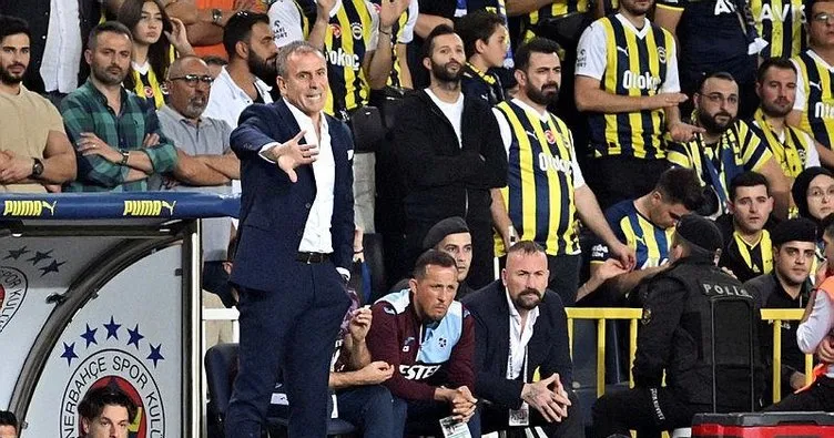 Trabzonspor Teknik Direktörü Abdullah Avcı, Fenerbahçe maçı sonrası konuştu!
