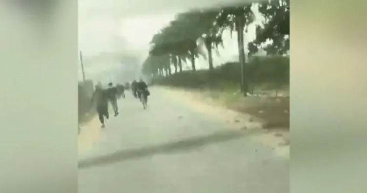Katil İsrail, Gazze’de ambulansların bulunduğu bölgeyi vurdu