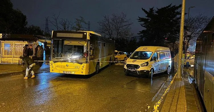 Kayan İETT otobüsünü durdurmaya çalışan şoför ağır yaralandı